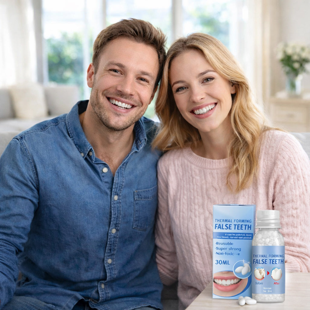 Dental Restoration Kit – Mouldable Dentures for Instant Smile Fix, Temporary Tooth Replacement, Ideal for Halloween & Party Makeup