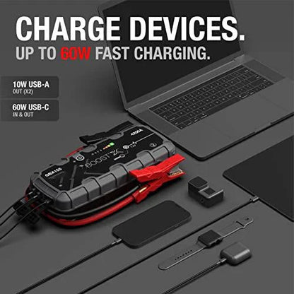 Boost X GBX155 4250A Jump Starter for 10.0L Gasoline and 8.0L Diesel Engines