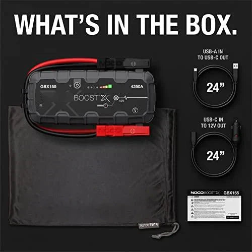 Boost X GBX155 4250A Jump Starter for 10.0L Gasoline and 8.0L Diesel Engines