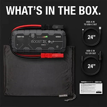 Boost X GBX155 4250A Jump Starter for 10.0L Gasoline and 8.0L Diesel Engines